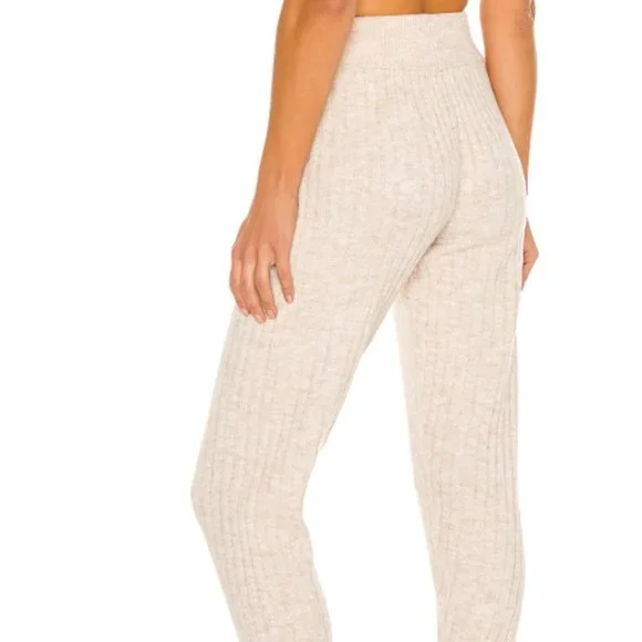 NWT Free People X Revolve Around the Clock Jogger in Oatmeal - Picture 3 of 13